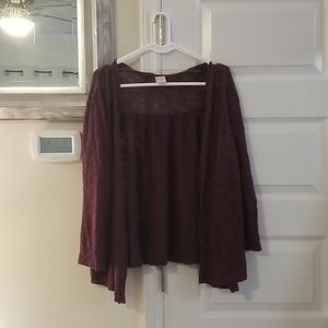 Burgundy Cardigan